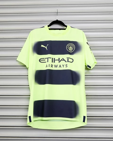 Maillot de Foot Manchester City Enfant Tenue Third 2022/23